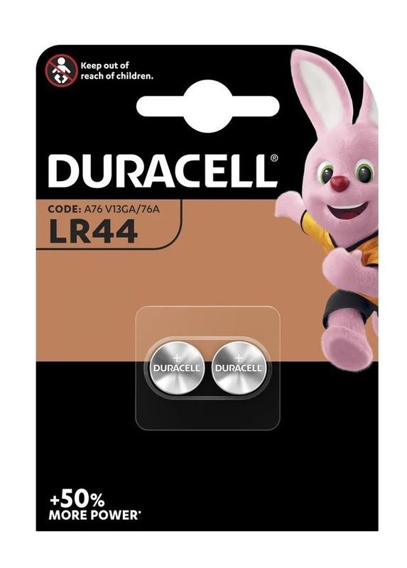 DURACEL Piles Bouton Specialty LR44 2 Pièces