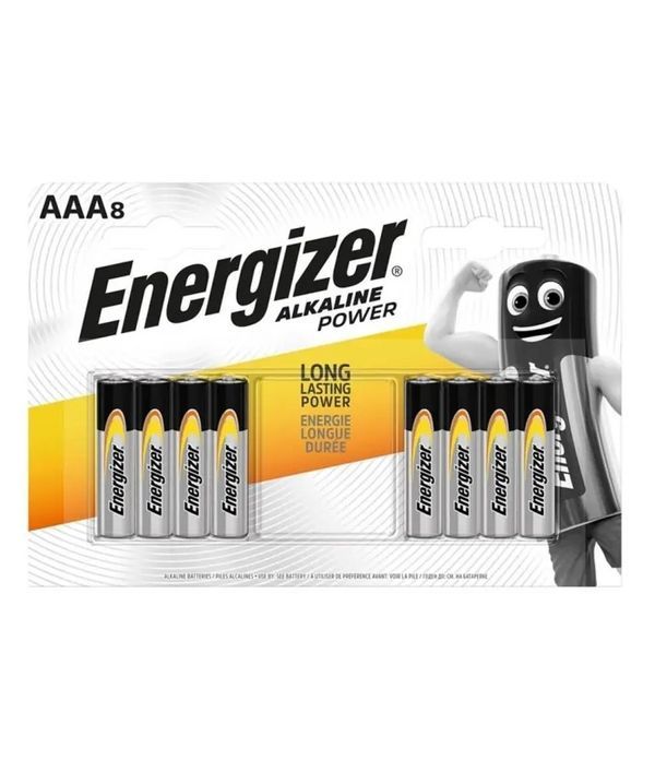 ENERGIZER Batterie AAA Ministilo Alkaline Power Blister 8 Pezzi