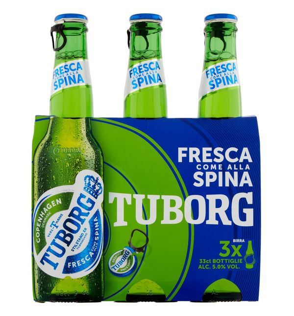 TUBORG Birra Fresca 5% - 3X33Cl