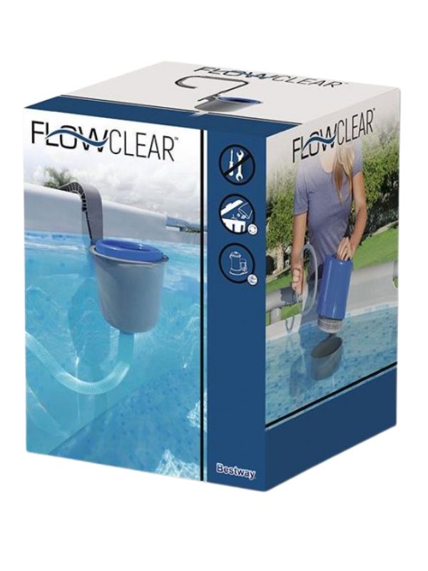 BESTWAY Skimmer Kit Pulizia Piscina Fuori Terra Compatibile Intex