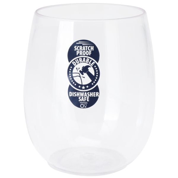 Gobelet en plastique transparent 500 ml 12 cm