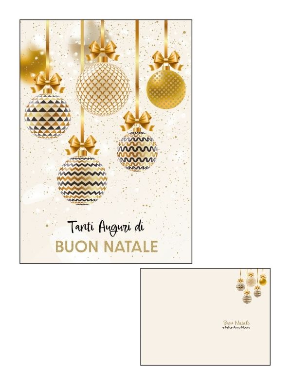 Mittelgroße Weihnachtskarten Mit Glitter Weihnachtskugeln 3 Stücke