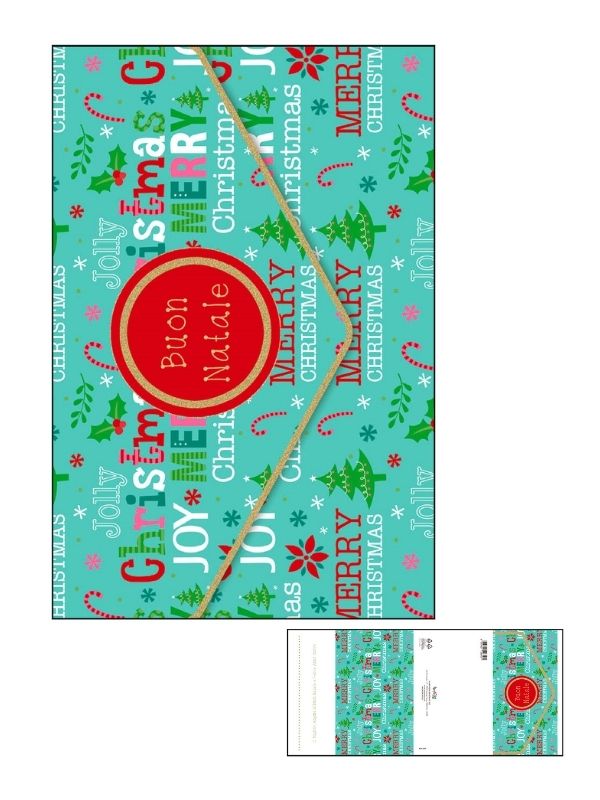 Frohe Weihnachtskarte Mit Folie Gold Entwurf