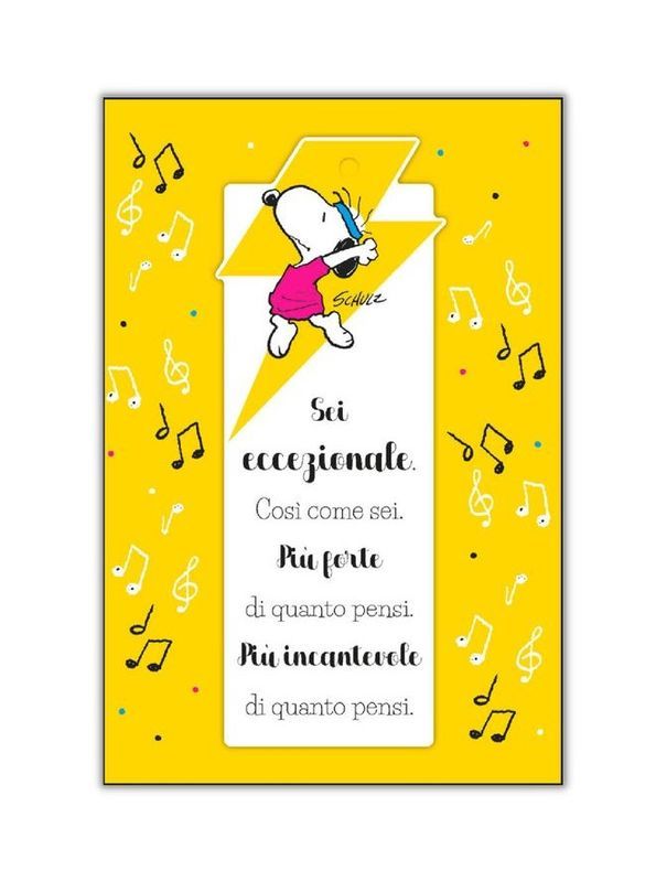 Biglietto Di Compleanno Snoopy - Musica