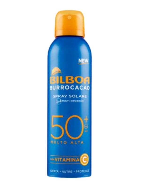 BILBOA Burrocacao Spray Solaire Avec Vitamine C SFP 50+ 150Ml