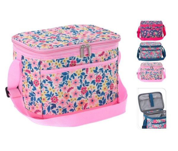 Kühltasche Mit Blumen 5L - 23X16X18Cm