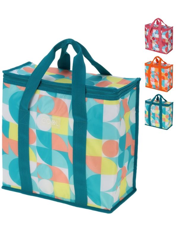 Sac isotherme 16L Motif rétro 34 x 36 cm - Assortiment