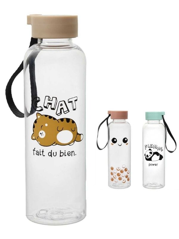  Kawaii Plastik-Wasserflasche 55Cl - Sortiert