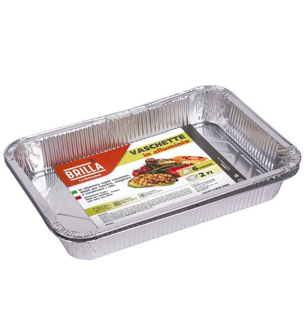 Aluminium-Lebensmittelbehälter 6 Portionen