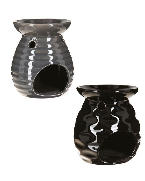 Brucia Essenze In Ceramica Scura 10X11.5Cm - Assortito