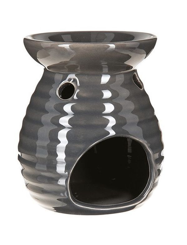 Brucia Essenze In Ceramica Scura 10X11.5Cm - Assortito