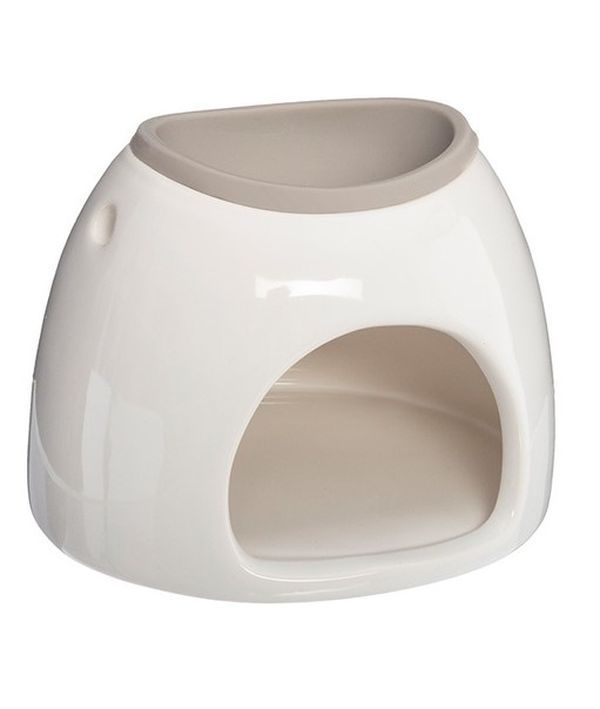 Brûleur À Essence Céramique Blanche 11X10Cm - Assortis