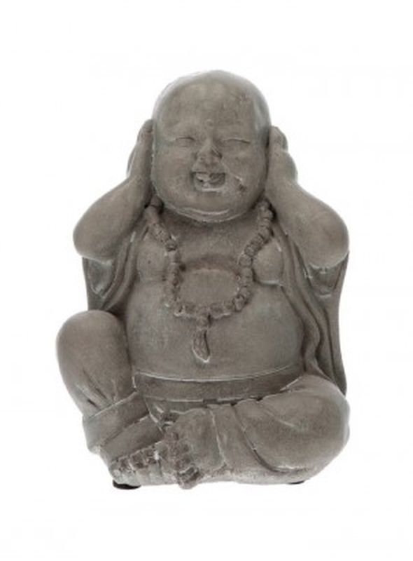 Buddha-Deko Aus Zement 18Cm