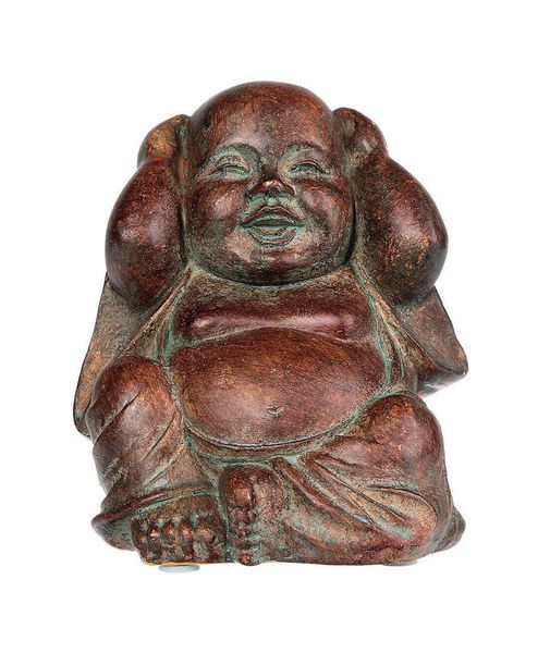 Buddha Déco In Resina 11X9.5X12Cm