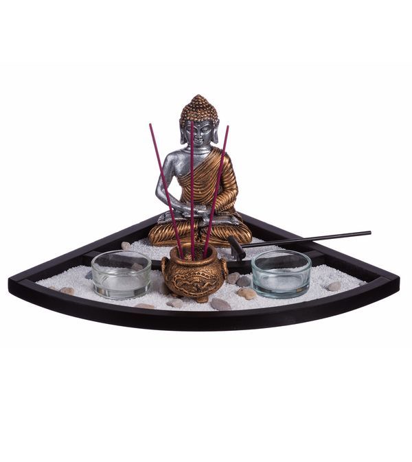 Zen Deco Garten 23X23X14Cm