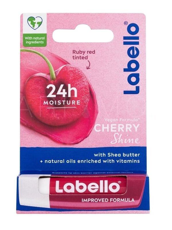 LABELLO Kakaobutter Cherry Shine 4.8G