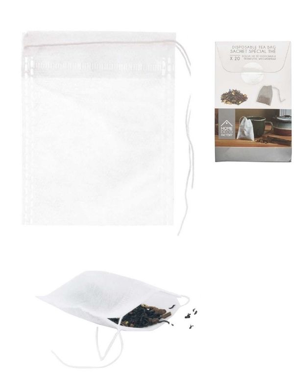 Accessoire De Cuisine Sachets De Thé Jetables 20 Pièces 