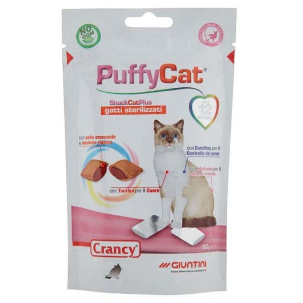 CRANCY PUFFY CAT - SNACK für Katzen 60gr
