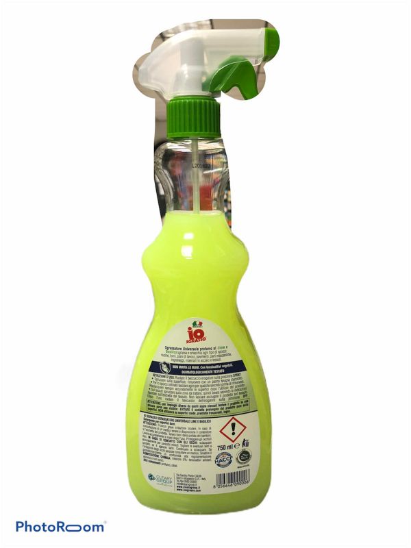 IO SGRASSO Sgrassatore Universale Lime e Basilico 750 ml