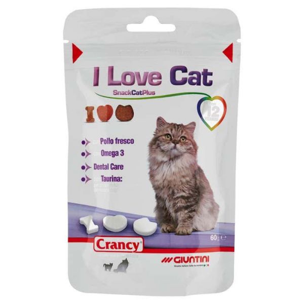 CRANCY I LOVE CAT - SNACK per GATTI 60gr