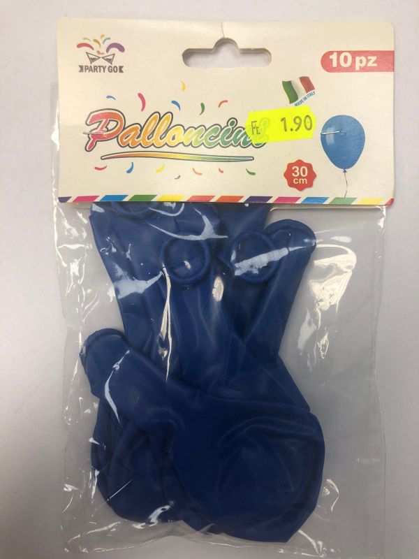 Blaue Party-Ballone Runde 10 Stück