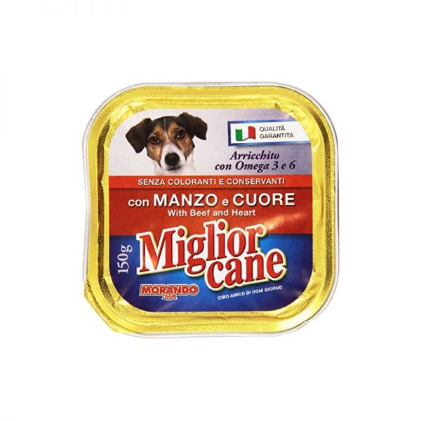 MIGLIOR CANE  Patè con Manzo e Cuore  GR150
