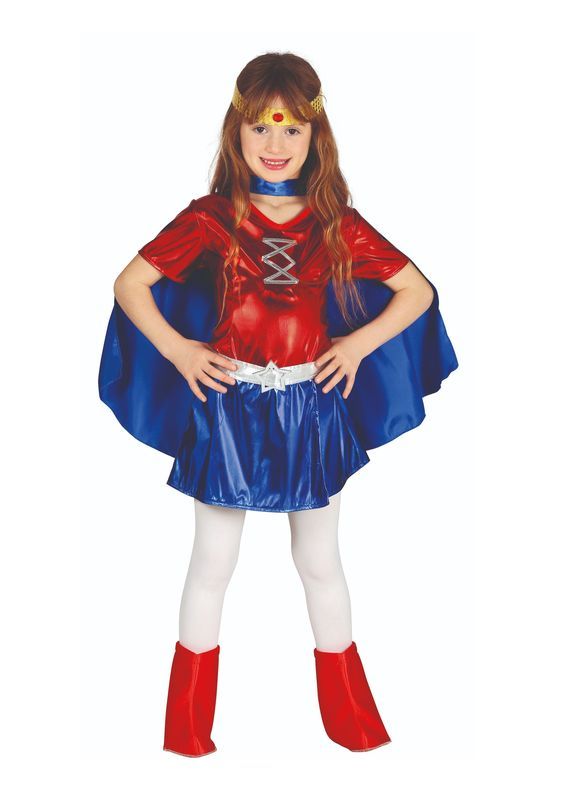 Carnevale Costume Wonderwoman Da Bambina