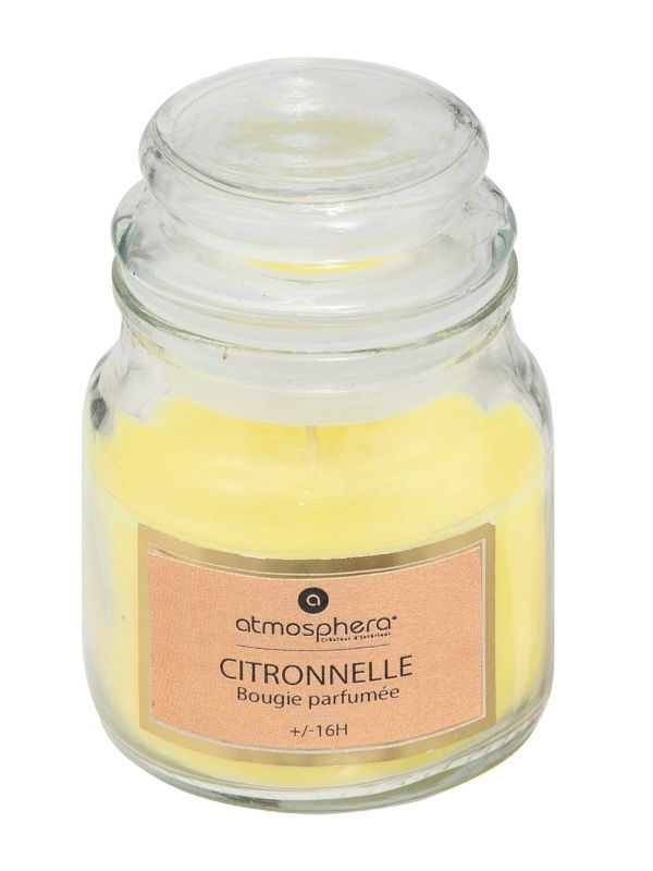 Candela Profumata Con Vaso In Vetro Citronella 70G