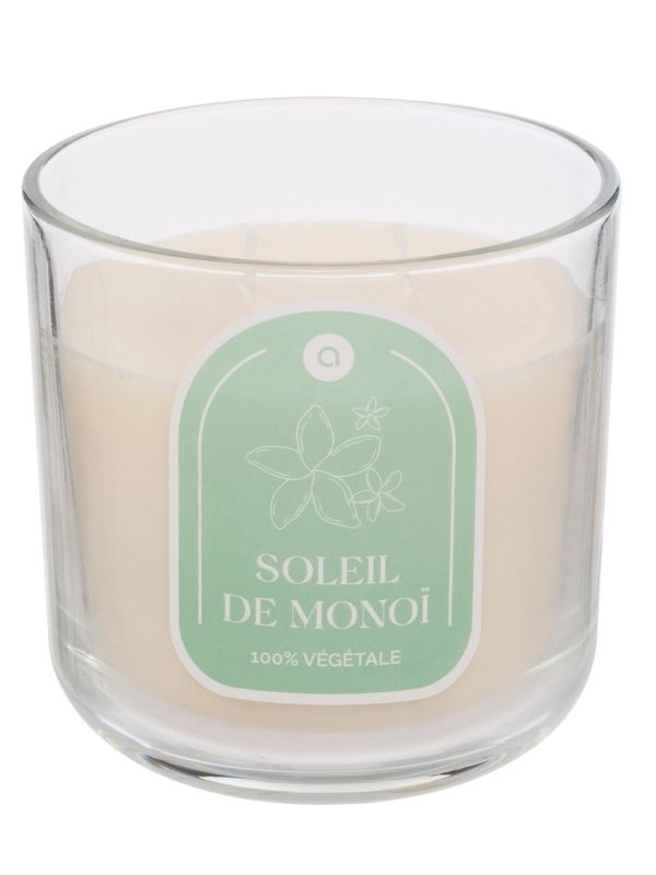 Bougie Parfumée Avec Pot En Verre Floa Monoï 350G