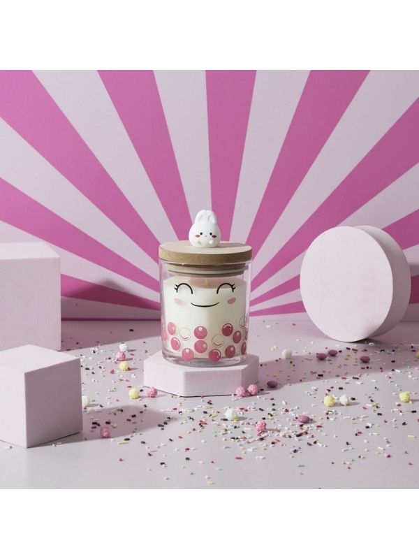  Bougie Parfumée En Verre Kawaii - Assorti