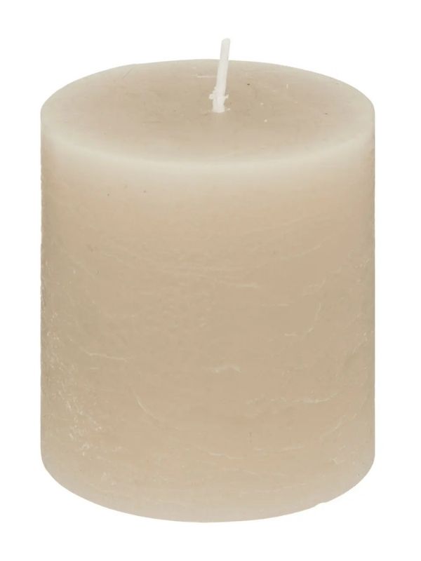 Candela Decorativa Rotonda Olia Color Talpa 6.6X7Cm