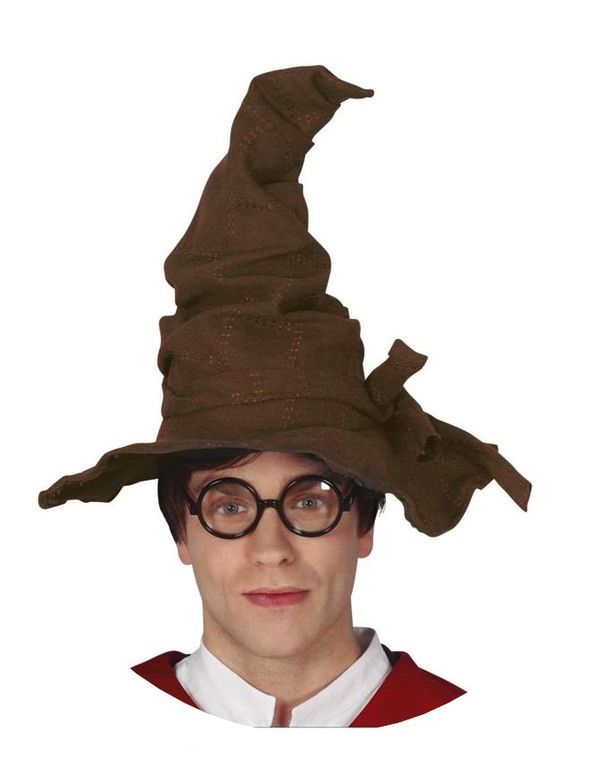 Chapeau De Sorcier D'Halloween Marron