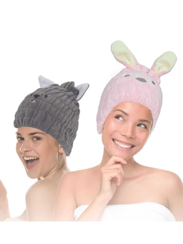 Accessoire Beauty Chapeau Pour Sécher Les Cheveux Avec Le Dessin - Assorti