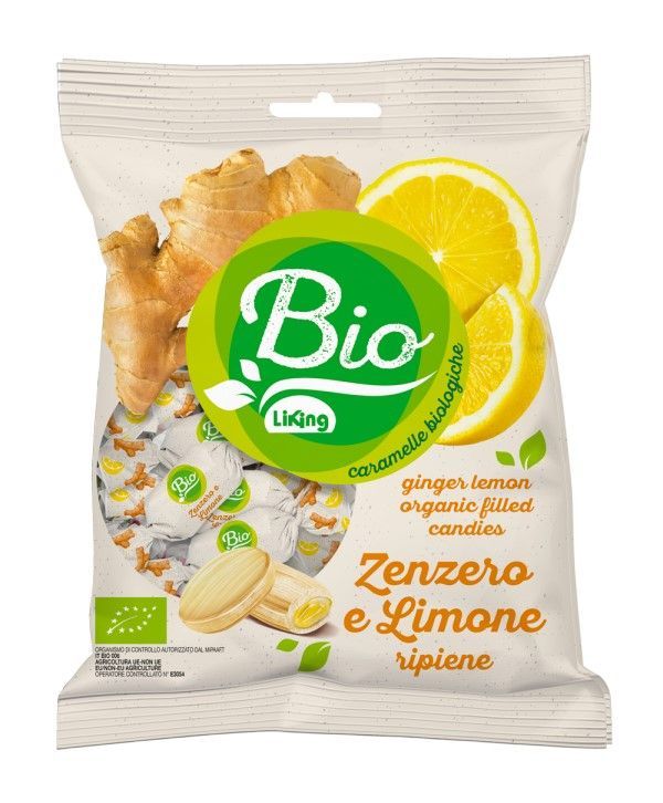 LIKING Caramelle Bio Zenzero E Limone 200G