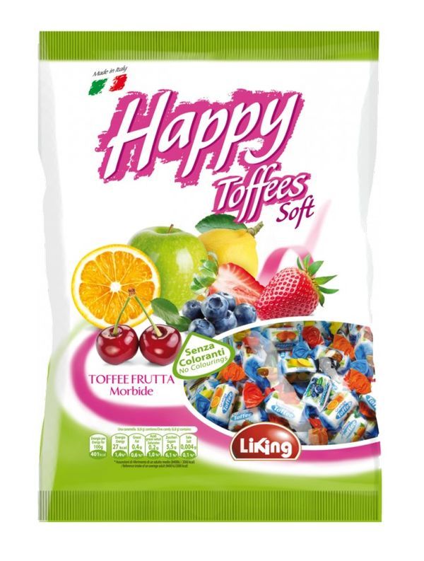 LIKING Caramelle Toffee Frutta 200G