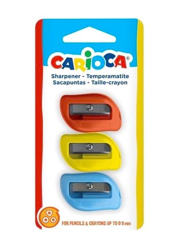 CARIOCA Set 3 Temperamatite Colorati - Assortito