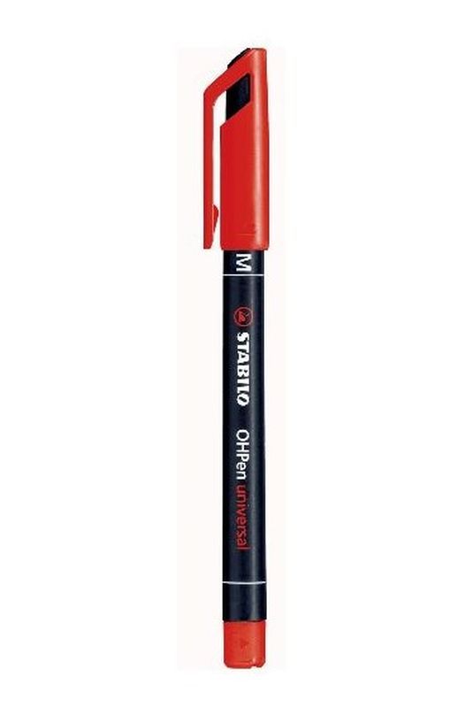 STABILO OHPen Marqueur Permanent Rouge 