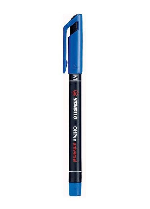 STABILO OHPen Marqueur Permanent Bleu 