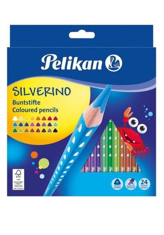 PELIKAN Matite Colorate 24 Pezzi 