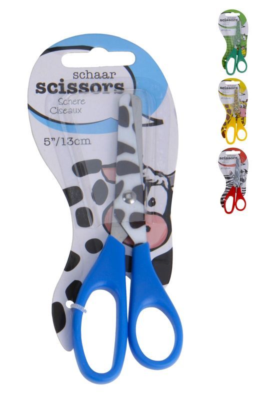  Set De Bricolage Ciseaux Pour Enfants 13Cm - Assortis