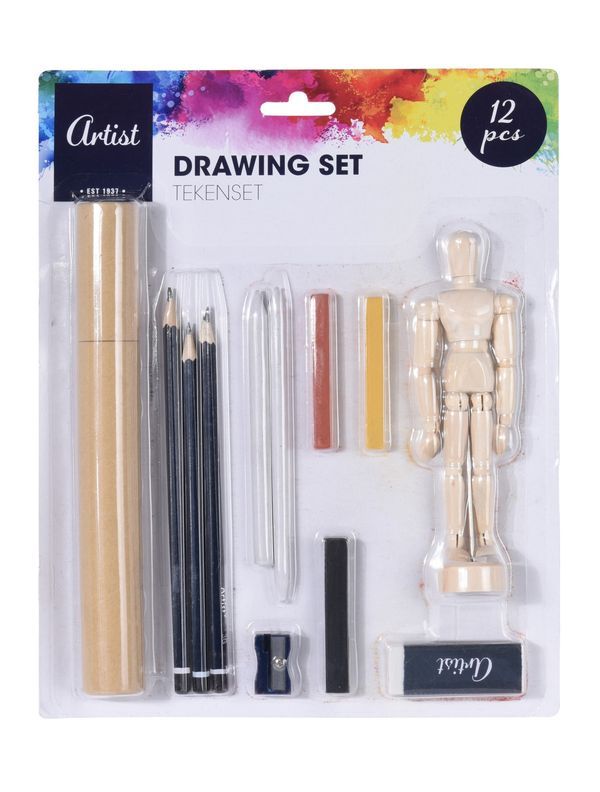  Kit Artistico 12 Pezzi 