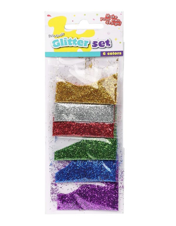  Set De Bricolage Glitter 6 Pièces 12G