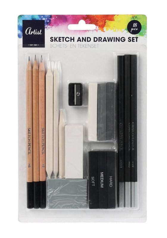  Jeu De Dessins Et De Schémas 18 Pièces 
