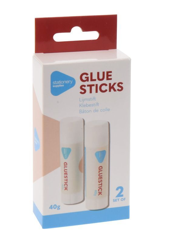  Colla Bricolage Stick 2 Pezzi 40G