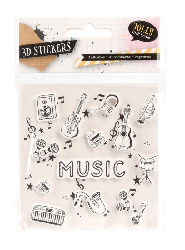  Set De Bricolage 3D Stickers 