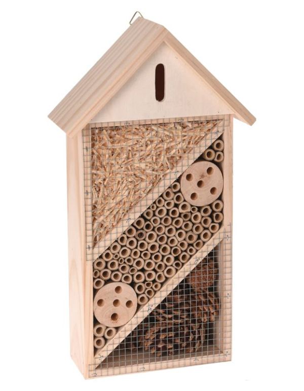 Maison D'Insectes En Bois 20X36Cm