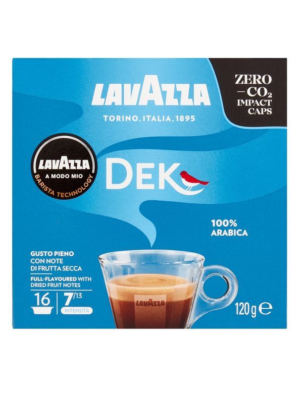 LAVAZZA 16 Capsules De Café Dek 120G