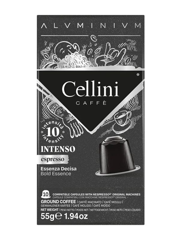 CELLINI Capsules De Café Intense Intensité 10 10 Pièces 