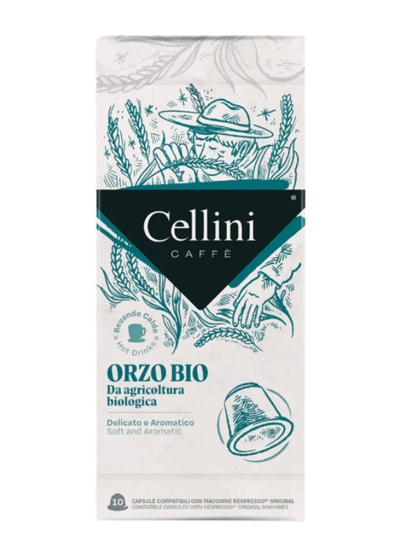 CELLINI Capsules De Café Orzo Bio 10 Pièces 