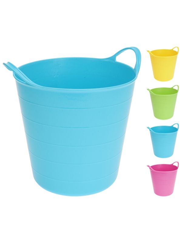 Cesta Flessibile In Plastica 15L 26X23Cm - Assortito